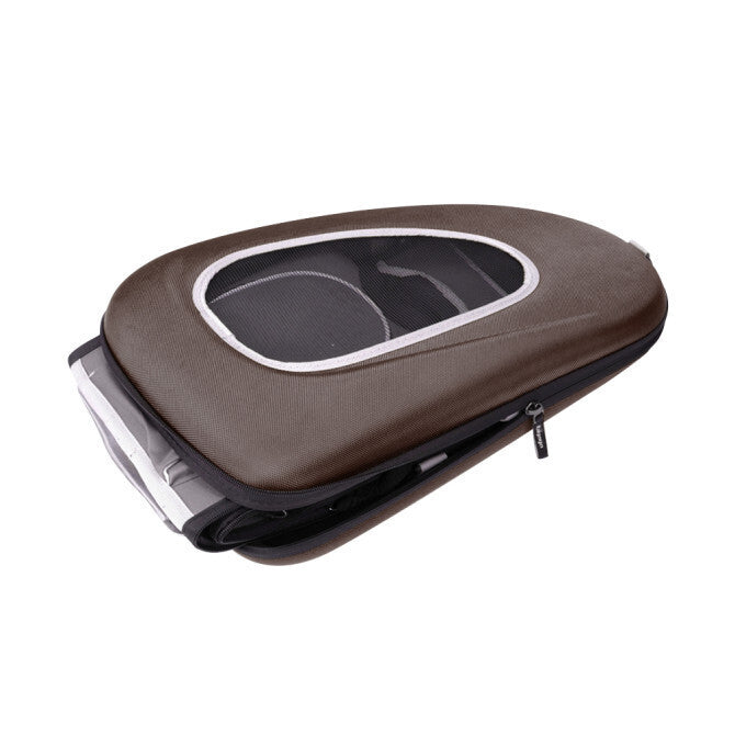Ibiyaya 5-in-1 Combo EVA Pet Carrier/Pram/Stroller - Chocolate